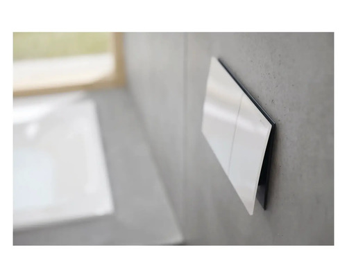 Aufputz-Wippschalter für Lichtsteuerung an der Wand montiert