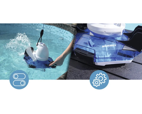Automatische Poolreinigung mit dem Marimex Poolroboter