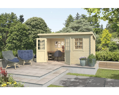 Gartenhaus Outdoor Life Amira 400 x 213,1 cm natur