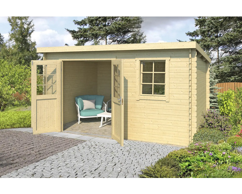 Gartenhaus Outdoor Life Amira 400 x 268,7 cm natur