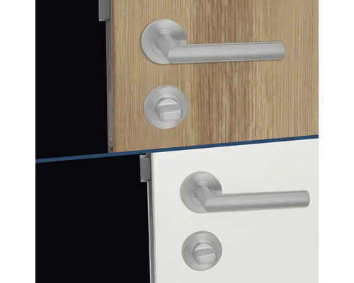 Türbeschlagset mit Drückergarnitur für Innentüren