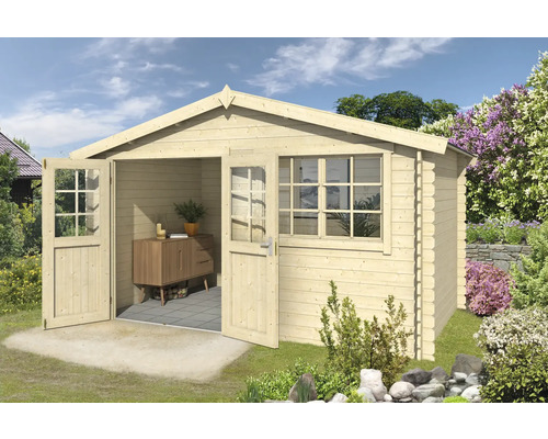 Gartenhaus Outdoor Life Axel 415,1 x 250 cm natur