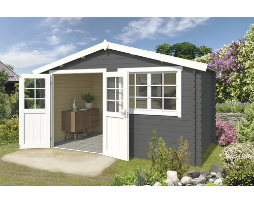 Gartenhaus Outdoor Life Axel 415,1 x 250 cm carbongrau