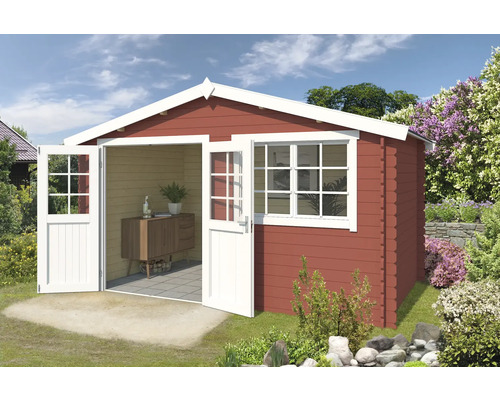 Gartenhaus Outdoor Life Axel 415,1 x 250 cm schwedischrot