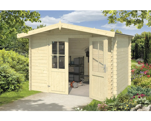 Gartenhaus Outdoor Life Baltimore 324 x 290 cm natur