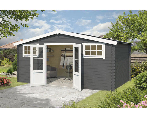 Gartenhaus Outdoor Life Boston 518,6 x 312 cm carbongrau