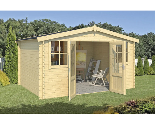 Gartenhaus Outdoor Life Dallas 410,9 x 312 cm natur