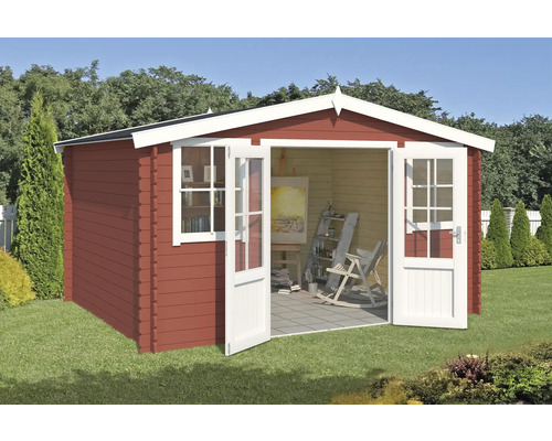 Gartenhaus Outdoor Life Dallas 410,9 x 312 cm schwedischrot