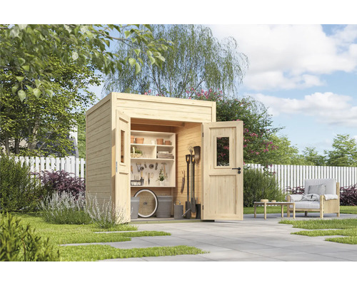 Gartenhaus Outdoor Life Felix 1 200 x 200 cm natur