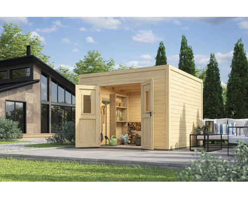 Gartenhaus Outdoor Life Felix 3 300 x 300 cm natur