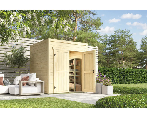 Gartenhaus Outdoor Life Fynn 1 200 x 200 cm natur