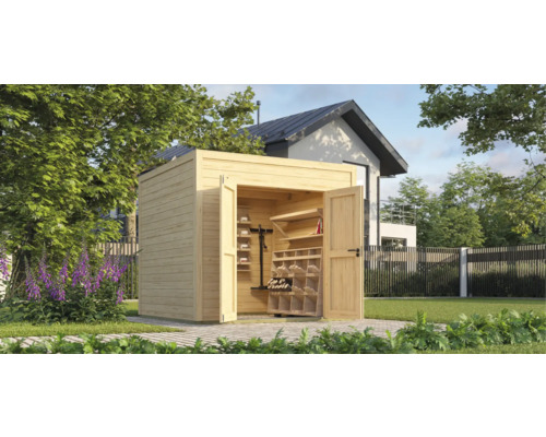 Gartenhaus Outdoor Life Fynn 2 250 x 250 cm natur