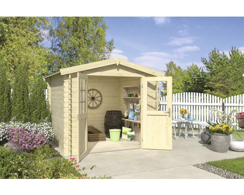 Gartenhaus Outdoor Life Ingo 262,1 x 250 cm natur