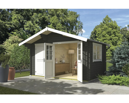 Gartenhaus Outdoor Life Keila inkl. Fußboden 426,6 x 340 cm schwedischrot