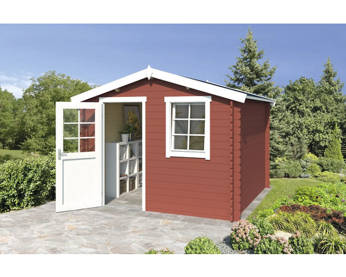 Gartenhaus Outdoor Life Nina 307,2 x 195 cm schwedischrot
