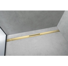 Wandablauf im modernen Badezimmer