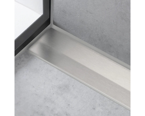 Edelstahl Duschrinne im Badezimmer