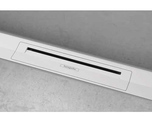 Hansgrohe Logo im modernen Badezimmer