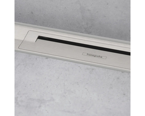 Hansgrohe Logo auf einem Badezimmerprodukt