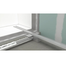 Duschrinne hansgrohe RainDrain Compact 600 mm für flache Installation edelstahl gebürstet 56162800