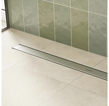 Duschrinne hansgrohe RainDrain Compact 600 mm für flache Installation edelstahl gebürstet 56162800