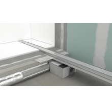 Fertigset Duschrinne hansgrohe RainDrain Match Plus 955 mm weiß matt 56217700 ohne Installationsset und den uBox Grundkörper