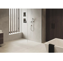 Fertigset Duschrinne hansgrohe RainDrain Match Plus 955 mm weiß matt 56217700 ohne Installationsset und den uBox Grundkörper
