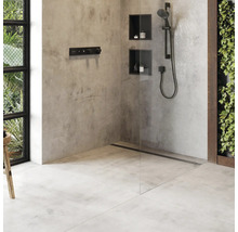 Fertigset Duschrinne hansgrohe RainDrain Match Plus 955 mm weiß matt 56217700 ohne Installationsset und den uBox Grundkörper