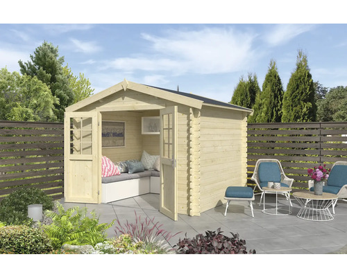 Gartenhaus Outdoor Life Norah 307,2 x 250 cm natur