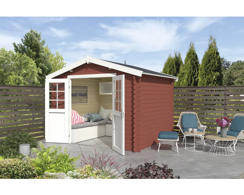 Gartenhaus Outdoor Life Norah 307,2 x 250 cm schwedischrot