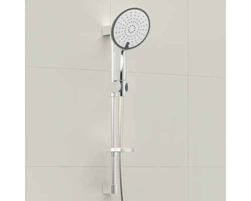 Handbrause mit Brausestange zur Wandmontage