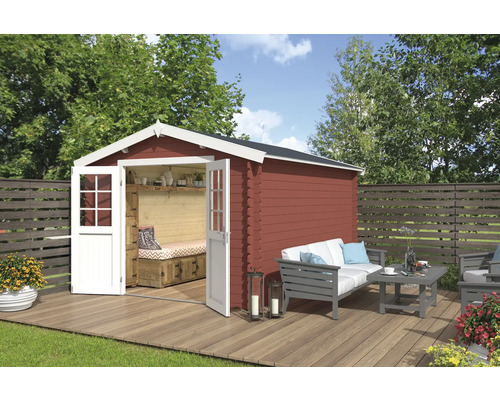 Gartenhaus Outdoor Life Norah 307,2 x 400 cm schwedischrot