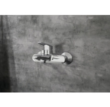 Wand-Brausemischer aus Metall