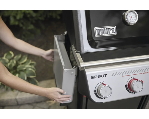 Weber Spirit Sear 2 Gasgrill mit Seitentisch