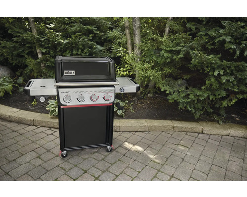 Weber Spirit Gasgrill auf einer Terrasse