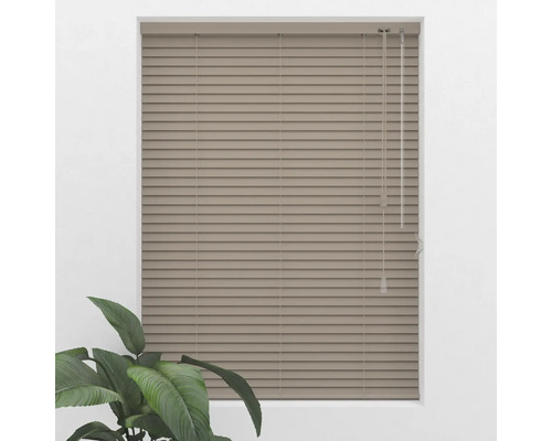 Fenster mit geschlossenem Aluminium-Jalousie