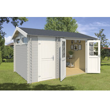 Gartenhaus aus Holz mit Doppeltür und Fenster