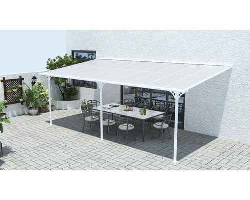 Terrassenüberdachung WESTMANN Bruce 617 x 300 cm weiß