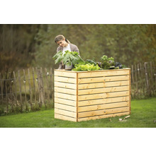 Hochbeet klassisch WESTMANN Asket L 130 x 70 x 90 cm natur