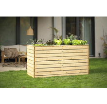 Hochbeet klassisch WESTMANN Asket XL 160 x 70 x 90 cm natur