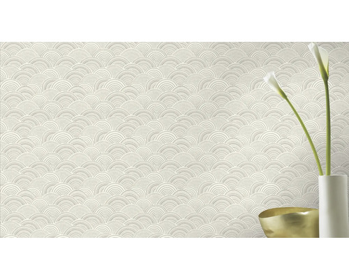 Tapete mit Halbkreis Muster