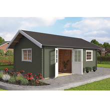 Gartenhaus mit Doppeltür, Fenstern und Satteldach