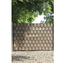 Gartenzaun aus Kunststoffelementen