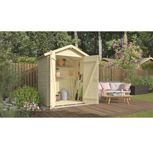Gartenhaus weka Mori 2.1 inkl. Fußboden 195 x 137 cm natur