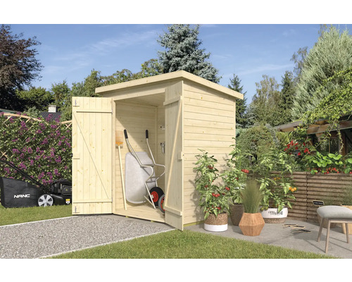 Gartenhaus weka Mori 2.2 inkl. Fußboden 183 x 133 cm natur
