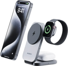 Aukey Ladestation für Smartphone, Smartwatch und Kopfhörer