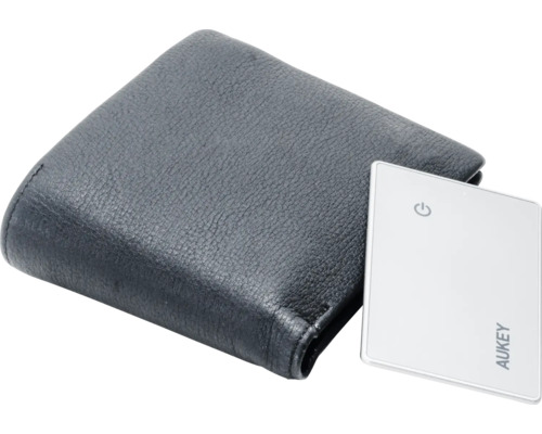 Geldbörse aus Leder mit einem Aukey Logo