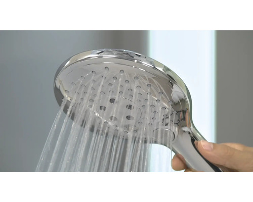 Handbrause mit Wasserstrahl