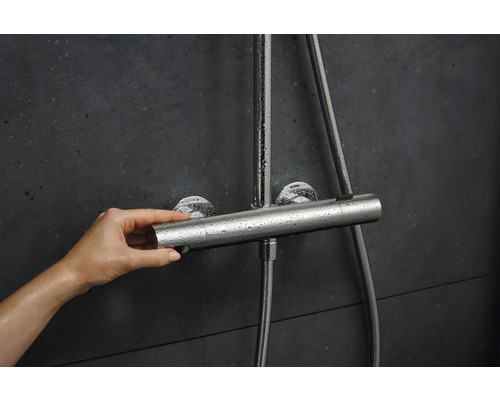 Hand bedient Duscharmatur mit Thermostat
