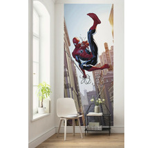 Dekorative Fototapete mit Spiderman-Motiv in einem Zimmer